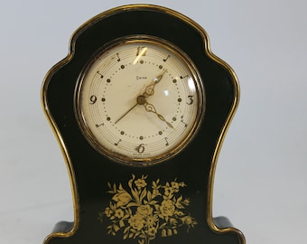 Antique Swiza Musical Alarm Clock