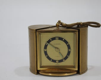 vintage Art Deco 30 Hour Travel Alarm Clock