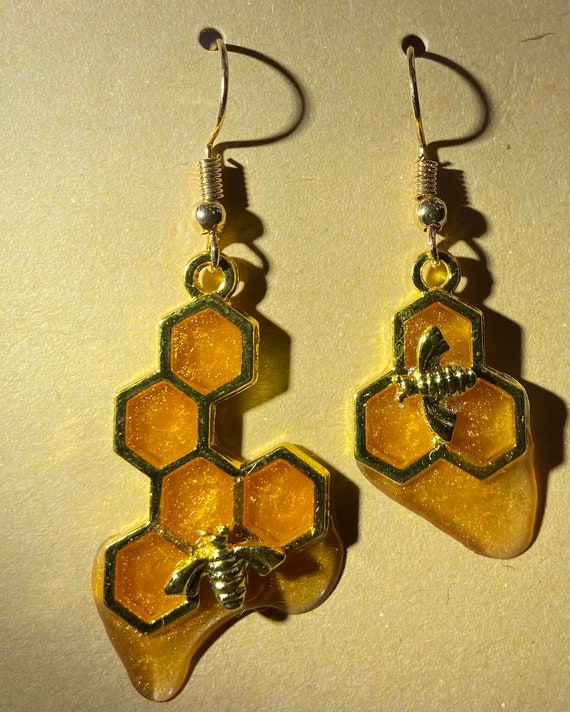 Dripping honey earrings discount