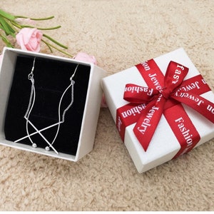 Ring Pendant Bracelet Necklace Earrings Jewelry Gift Box, Ribbon Wrapping box, Bridal Bridesmaid Jewelry Gift Boxes, Special Day Gift Boxes image 9