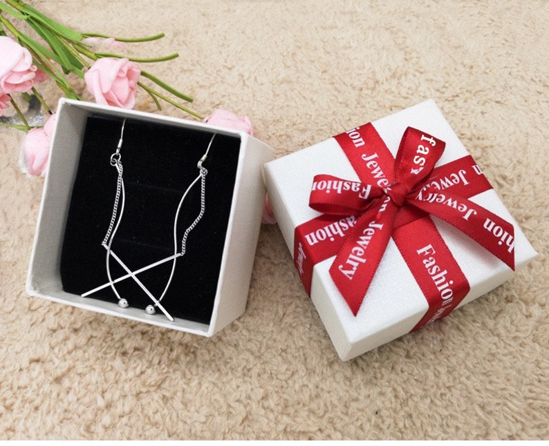 Ring Pendant Bracelet Necklace Earrings Jewelry Gift Box, Ribbon Wrapping box, Bridal Bridesmaid Jewelry Gift Boxes, Special Day Gift Boxes image 9