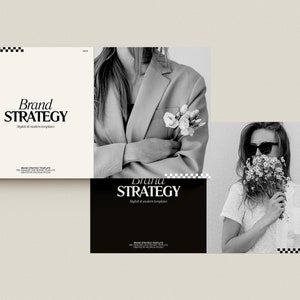 SERE Brand Strategy Template for Canva | Pitch Deck Template | Brand Presentation | Brand Identity | Brand Designer. Canva Template