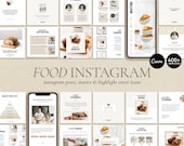 Food Instagram Templates: Dietitian & Nutritionist Canva Designs