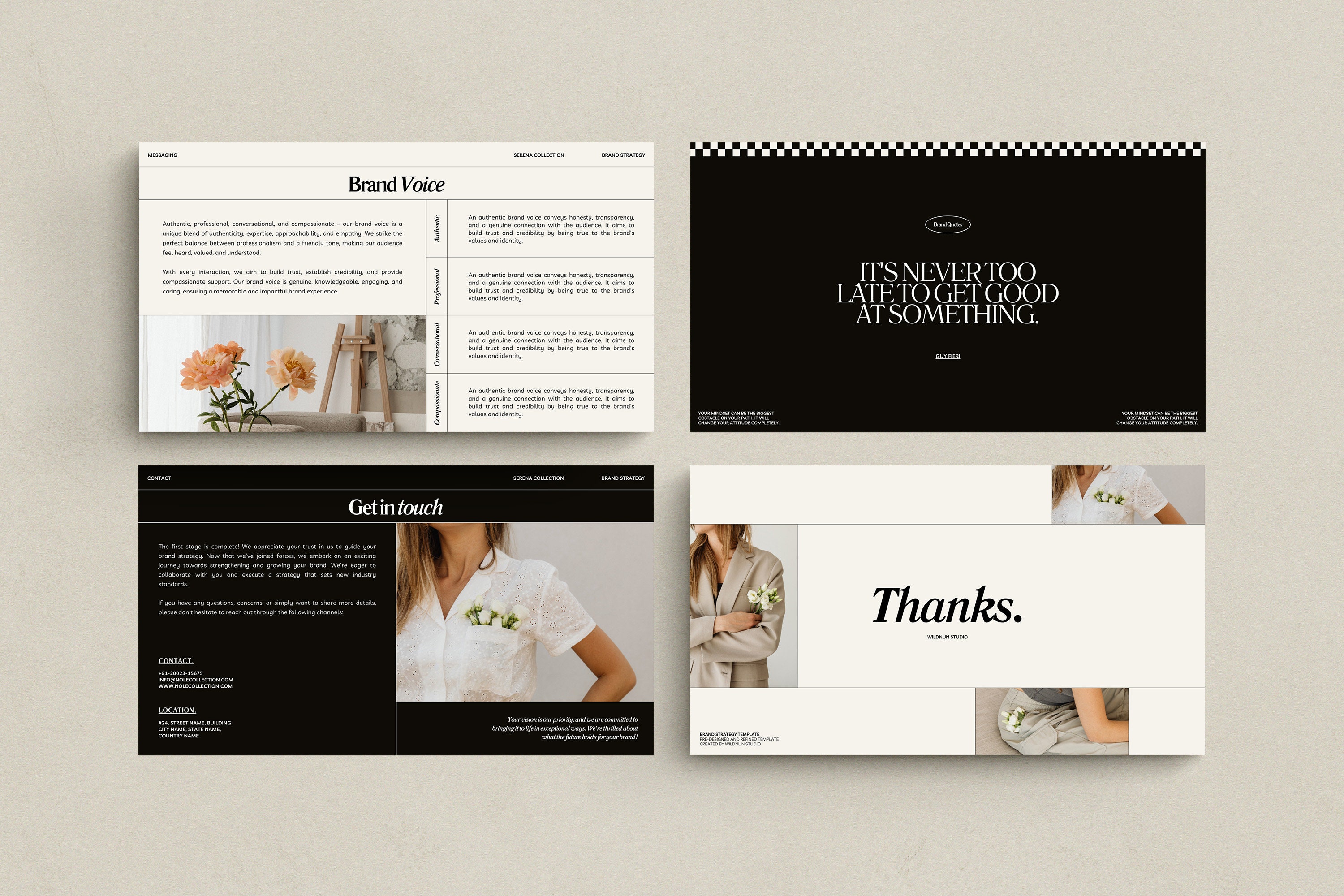 SERE Brand Strategy Template for Canva | Pitch Deck Template | Brand ...