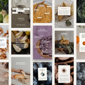 Ernährungscoach, Gesundheitscoach, Wellness Coach, Ernährung Social Media, Instagram Template, Ernährungswissenschaftlerin, Diätetikerin, Food. Canva Vorlage