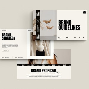 NOLE 3in1 Branding Pack. Brand Guidelines, Brand Proposal and Brand Strategy | Brand Identity | Style Guide Template | Visual Identity