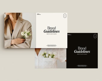 SERE Brand Guidelines Template for Canva | Brand Style Guide | Brand Manual | Brand Usage Guide | Brand Identity Guidelines - Canva Template