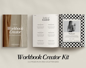 SERE Workbook Template for Coaches and Course Creators, Webinar Action Guide, Online Course Workbook, Lead Magnet Creator, Canva template