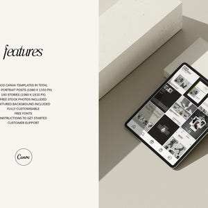 OLI - 320 Aesthetic Instagram Templates. Social Media Kit. Instagram ...