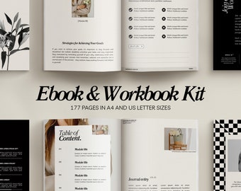 SERE 2in1 eBook and Workbook Template for Canva | Coach Workbook | Lead Magnet Template | Magazine Layout | Course Creator | Online Course