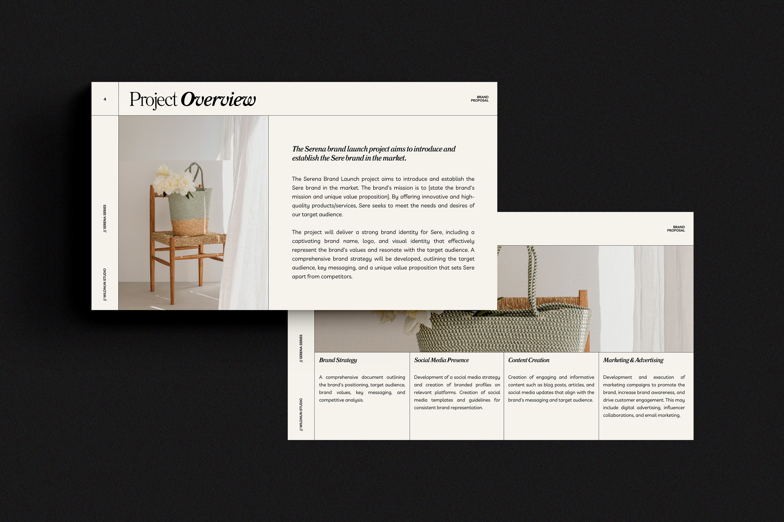SERE Brand Proposal Template for Canva | Pitch Deck Template ...