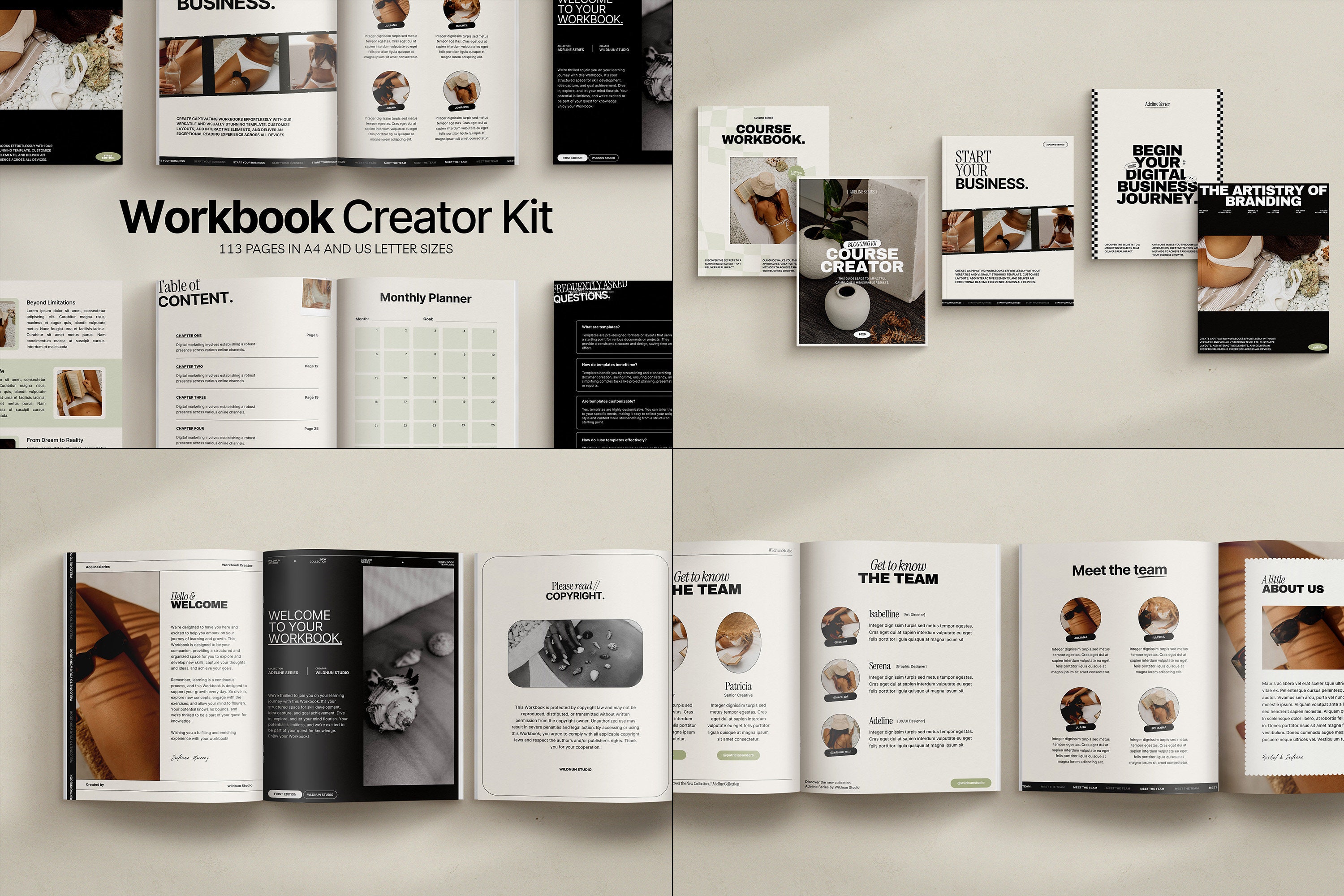 ADE 2in1 Ebook and Workbook Template for Canva | Coach Workbook | Lead ...