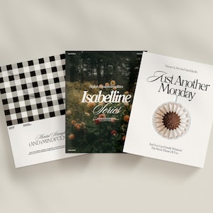 ISA (I) 120 Aesthetic Instagram Templates. Social Media Kit. Instagram Posts and Stories. Modern Instagram Template. Canva Template