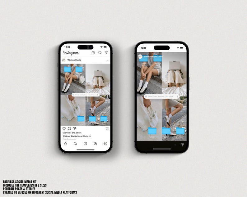 Faceless Instagram Templates for Content Creators, Pinterest Ios Core ...