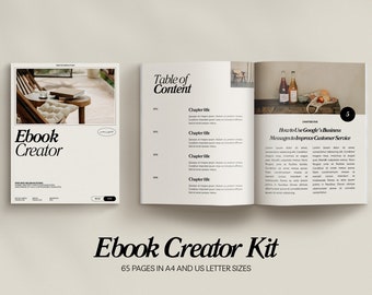 SERE Ebook Template for Canva. Aesthetic eBook Template. Lead Magnet Template. Modern Magazine Template. Coaches and Course Creators