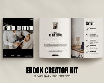 NOLE Ebook Template for Canva. Aesthetic eBook Template. Lead Magnet Template. Modern Magazine Template. Coaches and Course Creators