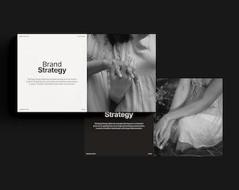 OLI Canva Brand Strategy Template: Pitch Deck (27 Slides) OLI Brand