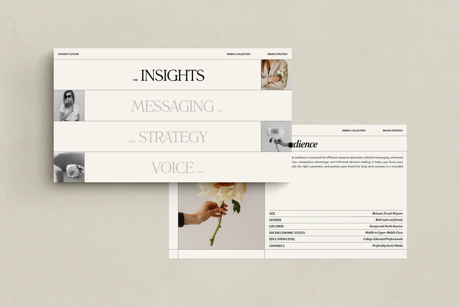 SERE Brand Strategy Template for Canva | Pitch Deck Template | Brand ...