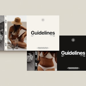 ADE Brand Guidelines Template for Canva | Brand Style Guide | Brand Manual | Brand Usage Guide | Brand Identity Guidelines - Canva Template
