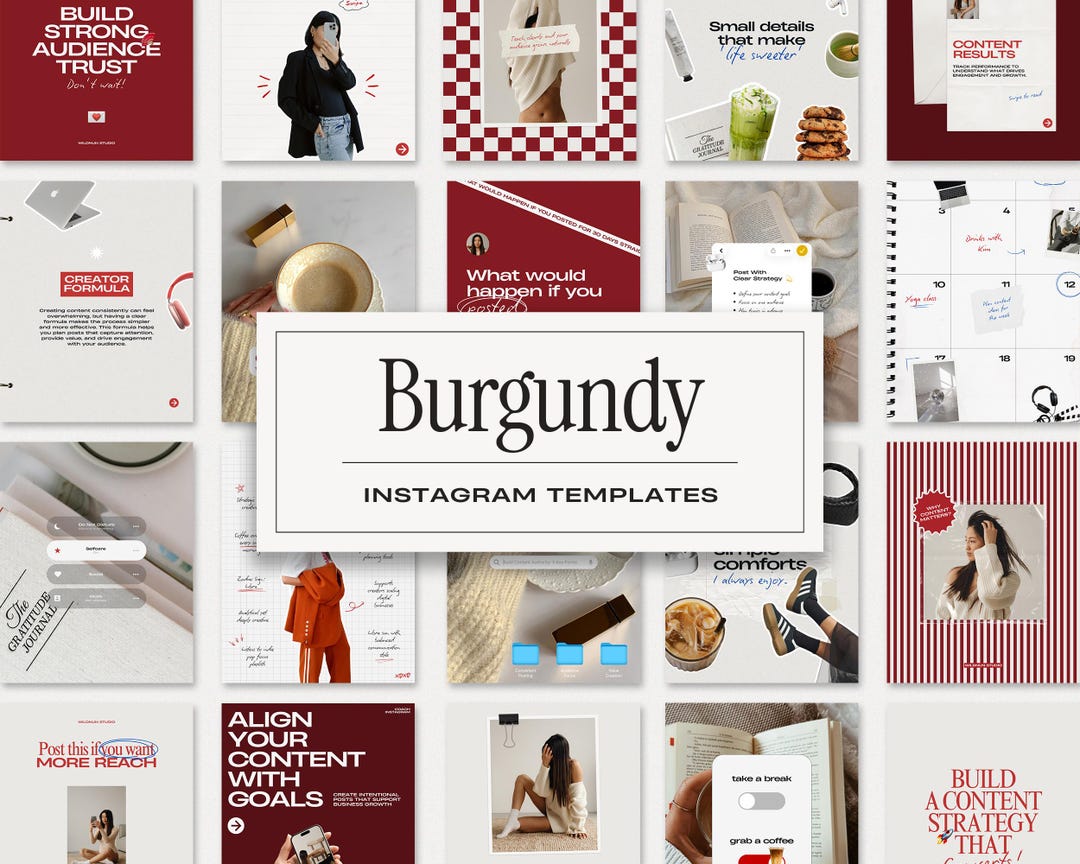 Coach Instagram Templates for Canva. Social Media Kit for Online ...