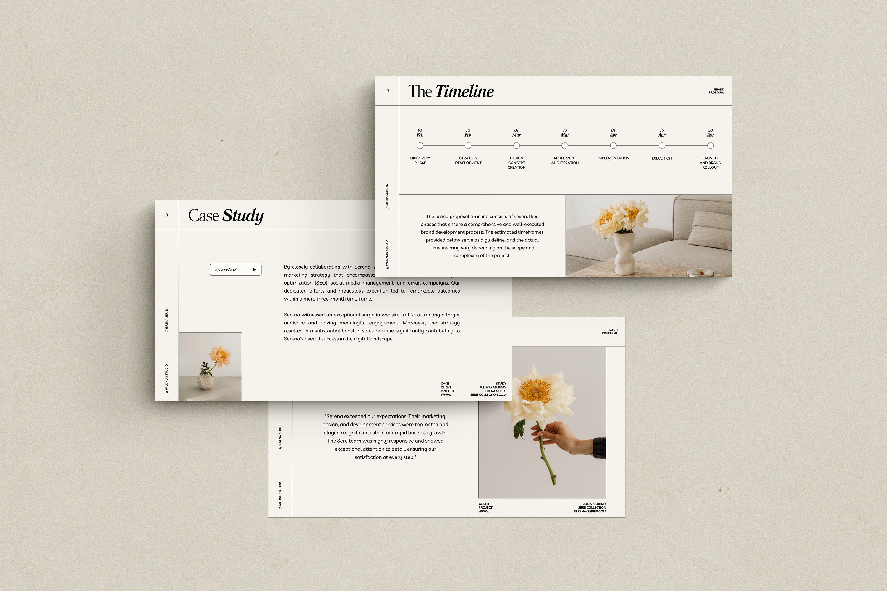 SERE Brand Proposal Template for Canva | Pitch Deck Template ...