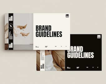 NOLE Brand Guidelines Template for Canva | Brand Style Guide | Brand Manual | Brand Usage Guide | Brand Identity Guidelines - Canva Template