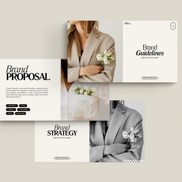 SERE 3in1 Branding Pack. Brand Guidelines, Brand Proposal and Brand Strategy | Brand Identity | Style Guide Template | Visual Identity