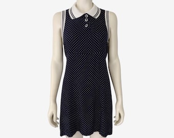 forever 21 blue polka dot dress Forever 21 Blue Polka Dot Shorts- Size S – The Saved Collection main image 0