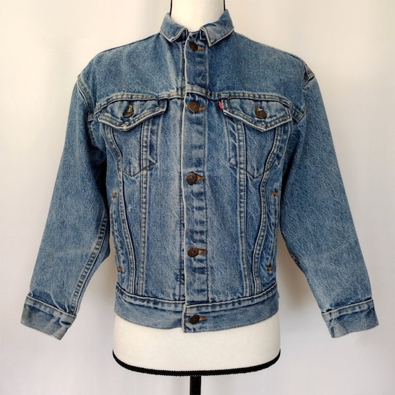 1980s/1990s Vintage Levis Blue Denim Trucker Jacket - Etsy