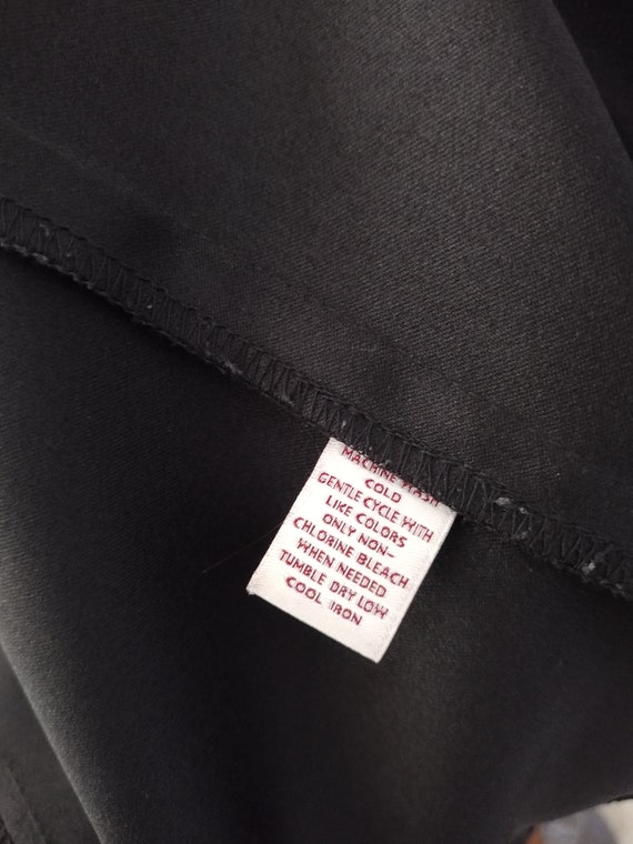 Vintage 1990s Black Button Down Multi Pocket Casu… - image 10