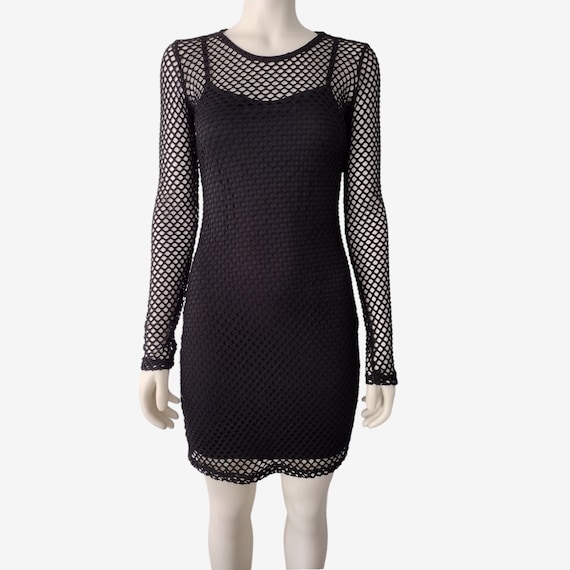 black fishnet bodycon dress Killstar | Nicole Fishnet Bodycon Dress main image 0