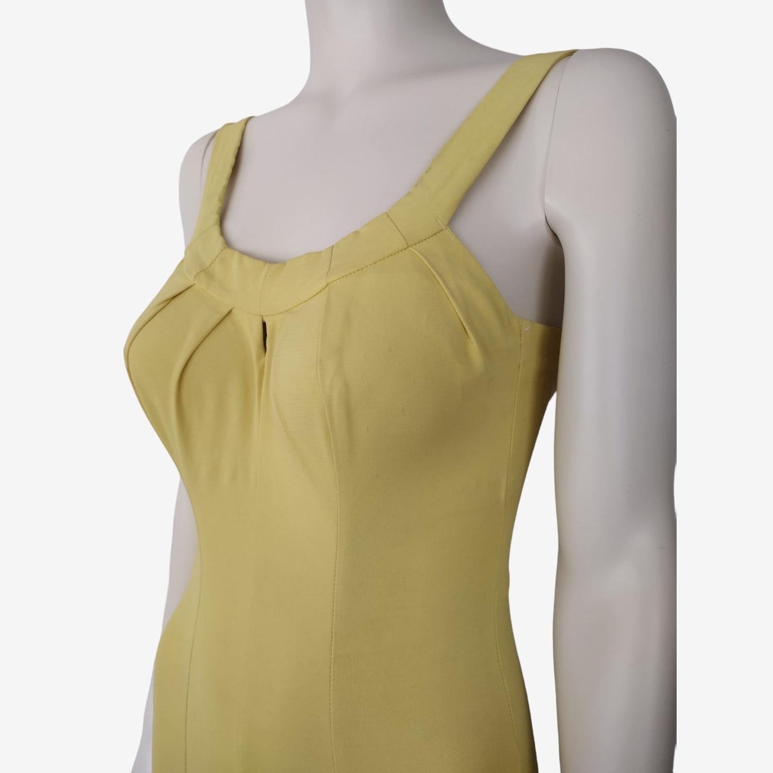 1960s Jantzen Teal Open Back One Piece Swimsuit | small/medium