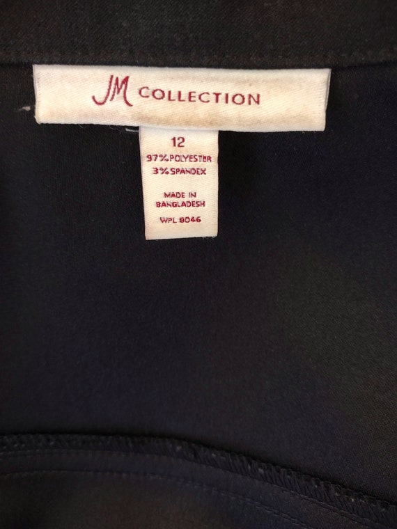 Vintage 1990s Black Button Down Multi Pocket Casu… - image 9