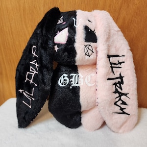 Lil Peep Lil Tracy Split Plush Bunny