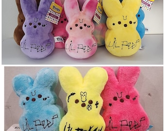 Lil Peep OR Lil Tracy 4-8 Inch Tatted Peep Plushies