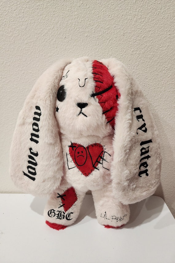 Lil Peep 11 GBC Goth Bunny Plush 
