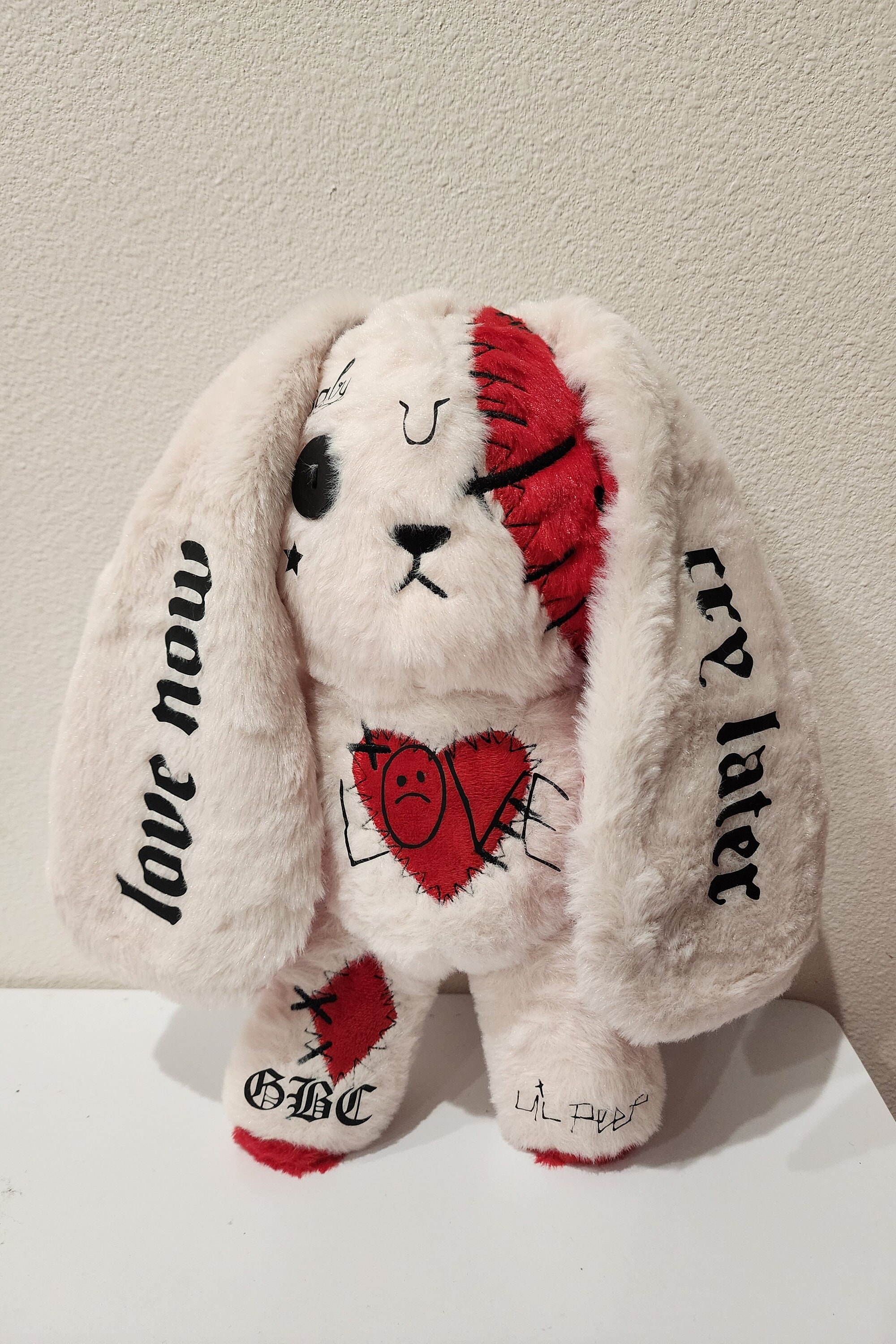 Gothic Bunny Plush – My Heart Teddy