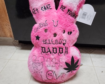 Peluche grande de Lil Peep de 15 a 20 pulgadas con diseño de