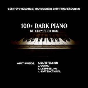 Ultimate Cinematic Dark Piano Collection | Haunting Royalty-Free Music for Filmmakers, Game Developers, & Creators [WAV]