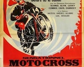 Veedol Moto-cross vintage garage workshop man cave retro metal tin sign