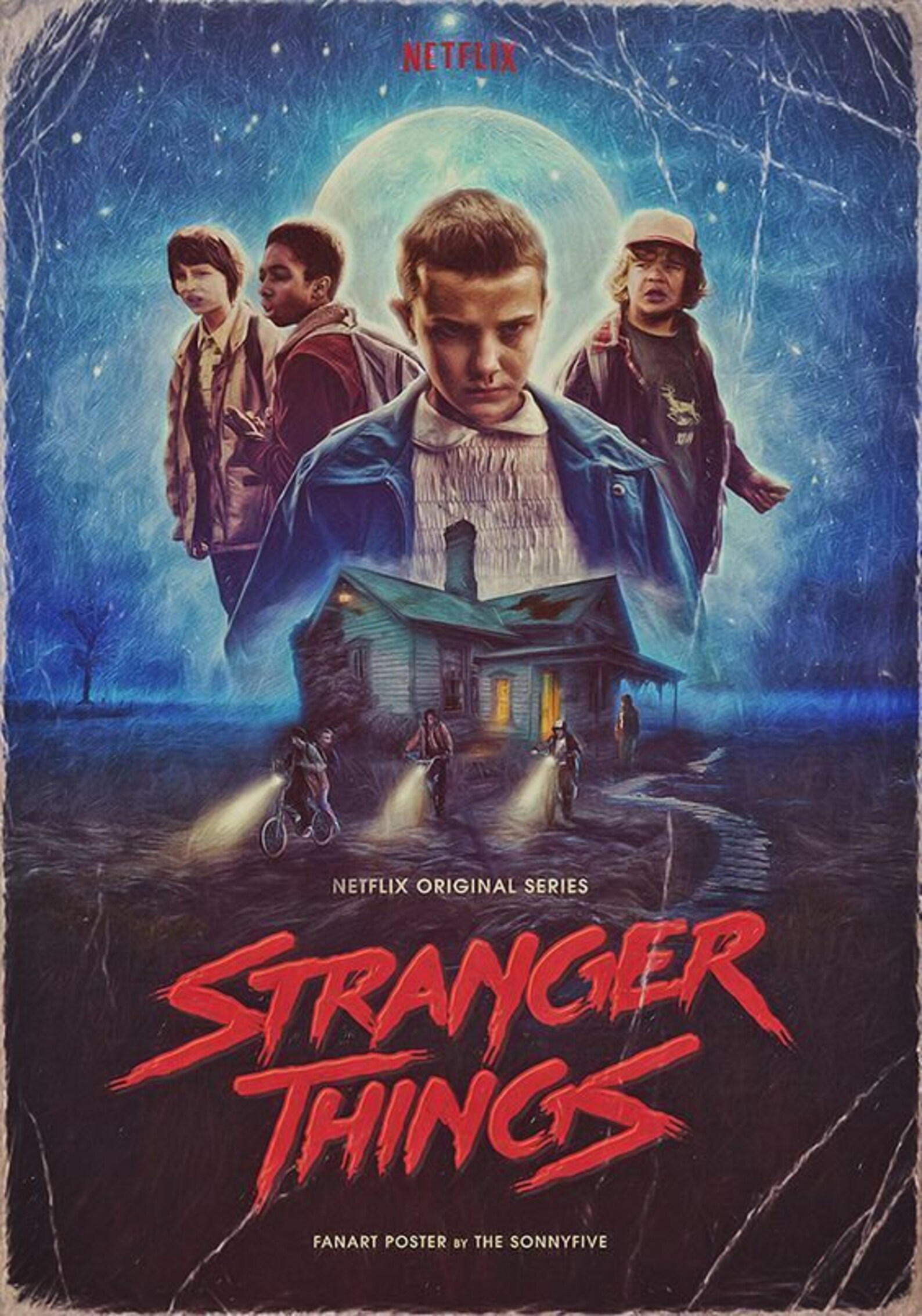 Stranger Things film movie cinema metal tin sign poster | Etsy