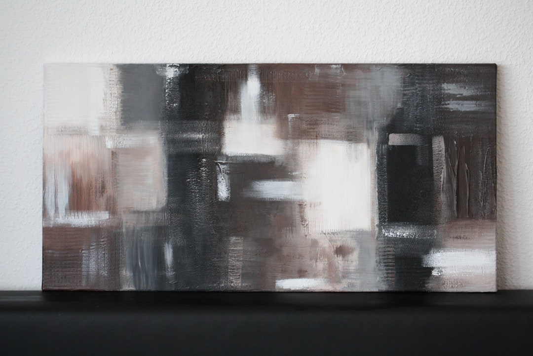 Structural Painting City After the Rain, 3D Painting Structural Paste ...