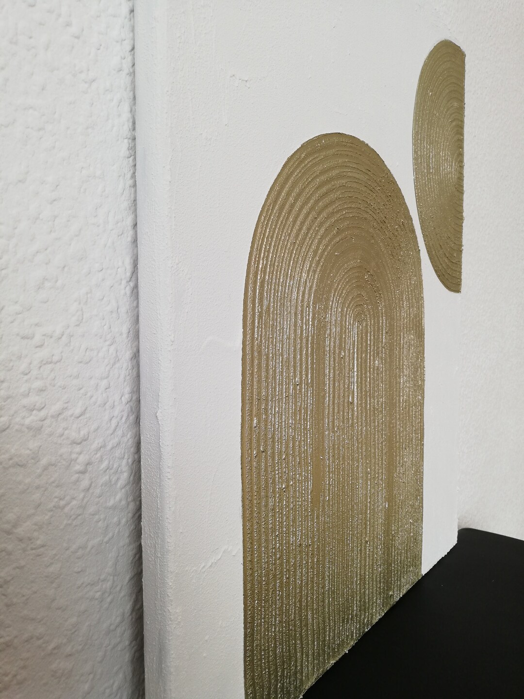 3D Painting Structural Paste and Acrylic on Canvas, Structural Paste ...