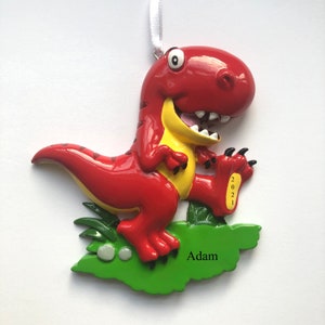 Personalised Christmas Bauble Decoration -  Dinosaur / T-rex Ornament