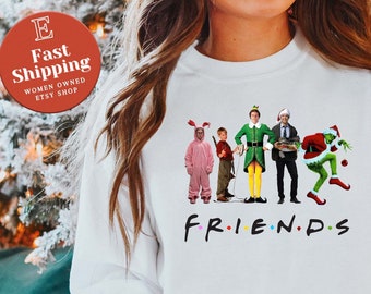 Friends Christmas Sweater - Etsy