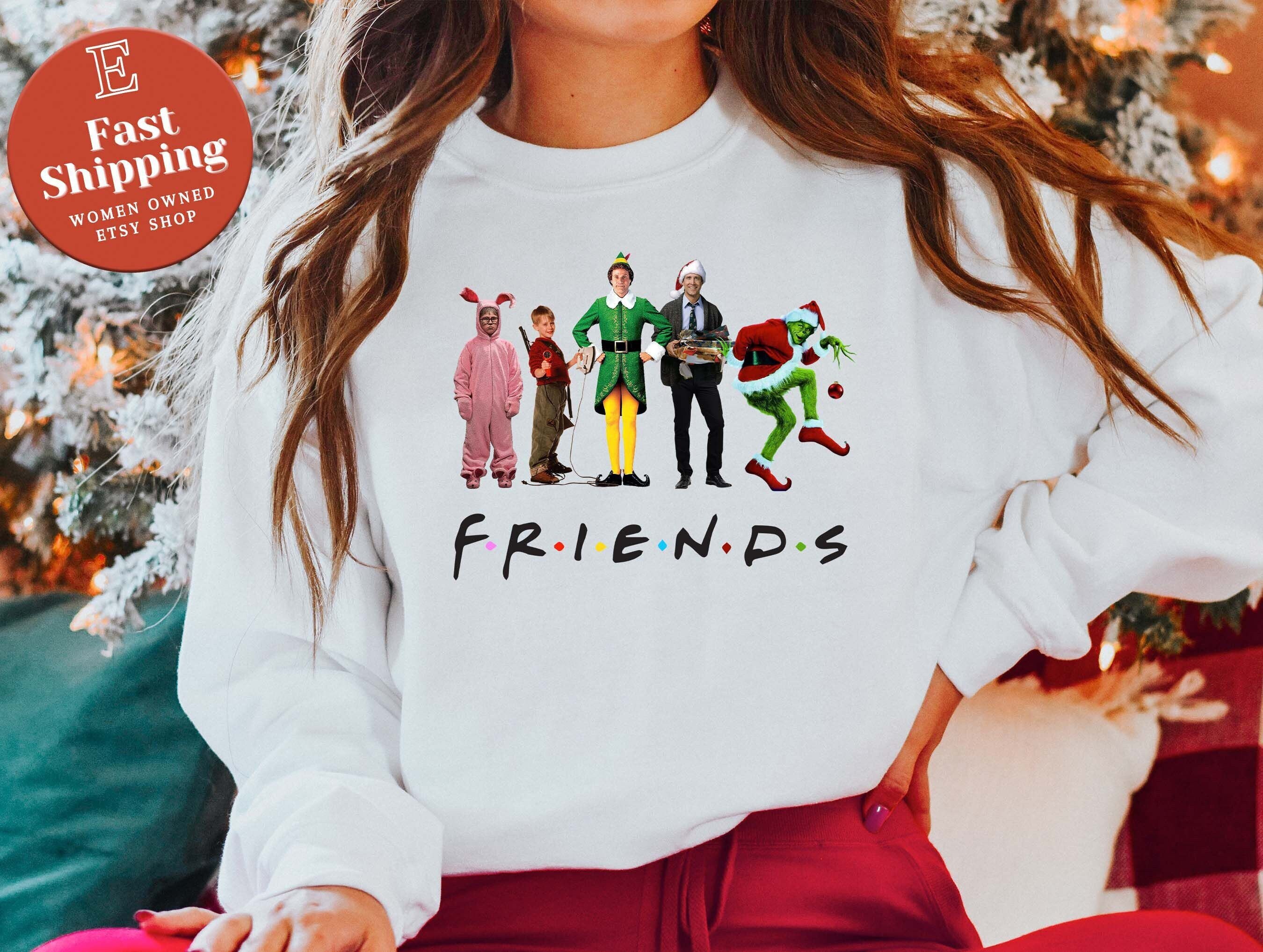 Friends Christmas Sweater - Etsy