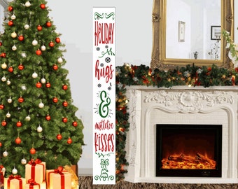 Holiday Hugs Stocking Holder 6ft Vertical Stocking Hanger