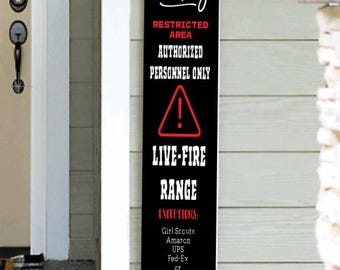 No Soliciting | Funny Porch Sign | Get off my Porch | Funny Sarcastic All Season Porch Sign Leaner | Go Away| Unwelcome Sign | Welcome Sign