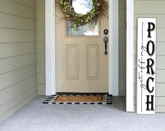 Get off my Porch | Funny Sarcastic All Season Porch Sign Leaner | Funny Porch Sign | Go Away| Unwelcome Sign | Welcome Sign