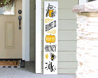 Summer Porch Sign | Tall Porch Sign | Summer Porch Sign | Welcome Sign | Sunflower Porch Sign | 4ft 5ft 6ft Spring Summer Porch Sign
